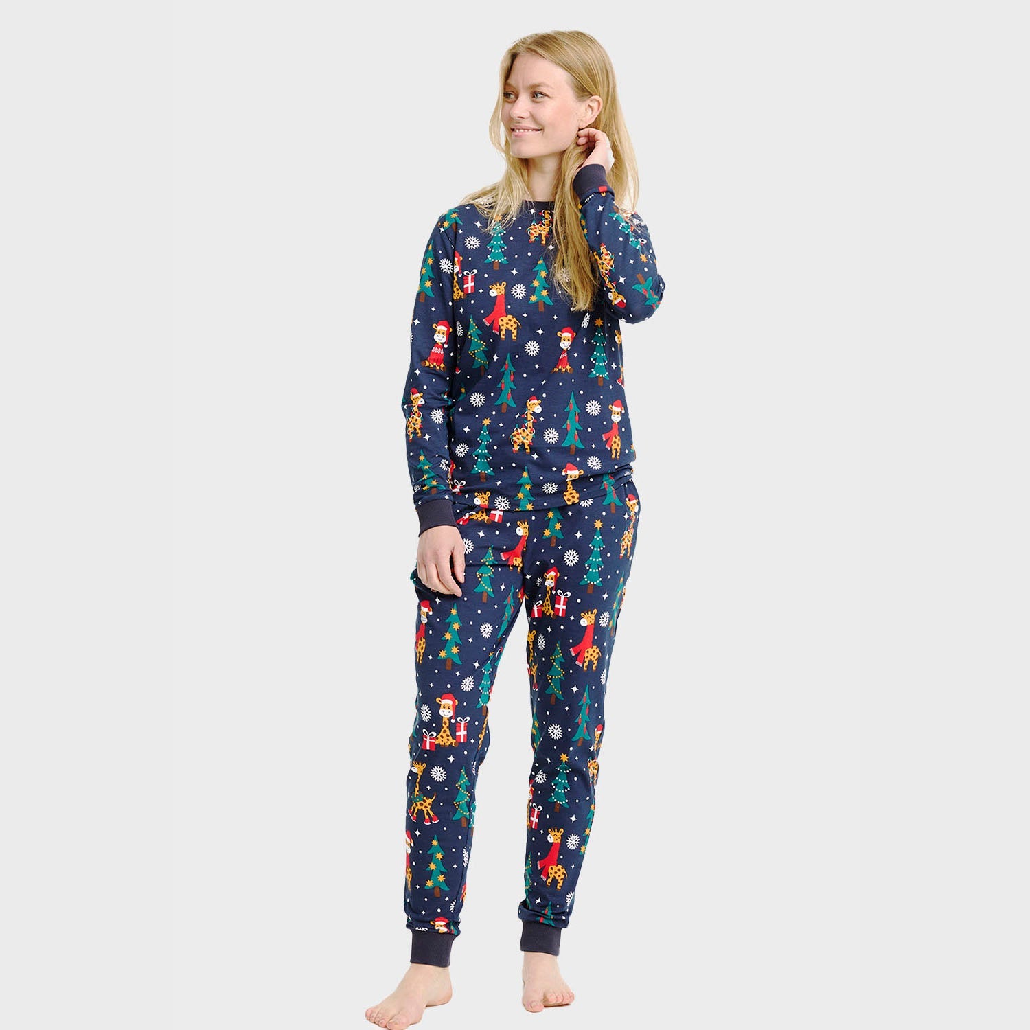 The Giraffe Christmas Pyjamas β Women